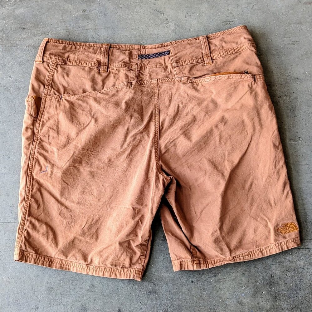 The North Face Men's Rust Brown Dome Rock Climbing Shorts 12" inseam 38 waist - Picture 11 of 11